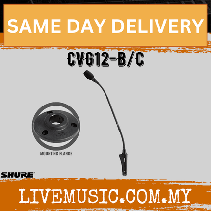 Shure CVG12S-B/C Centraverse Condenser Microphone ( CVG12SBC / CVG12S B/C )