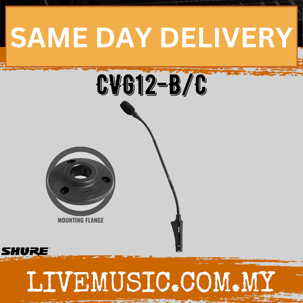 Shure CVG12S-B/C Centraverse Condenser Microphone ( CVG12SBC / CVG12S B/C )