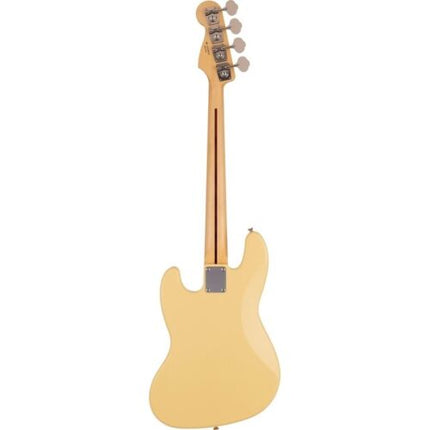 Fender Japan Hybrid II Jazz Bass Guitar, Maple Fretboard - Vintage White