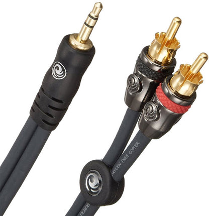 D'Addario PW-MP-05 Planet Waves Dual RCA to Stereo Mini Cable - 5 feet (PWMP05/PW-MD05/DAddario)