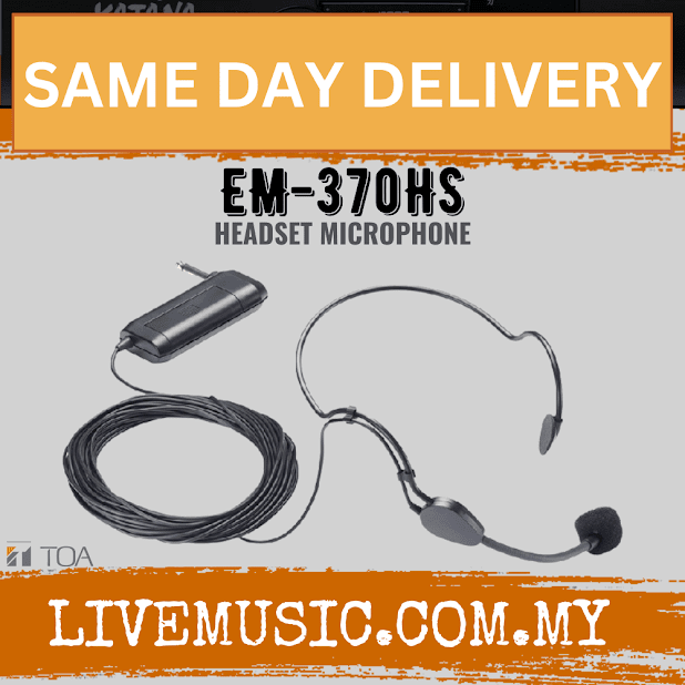 TOA EM-370HS Headset Microphone ( EM370HS / EM 370HS )