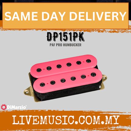 DiMarzio DP151PK PAF Pro Humbucker Pickup - Black (DP151 PK/DP151-PK)