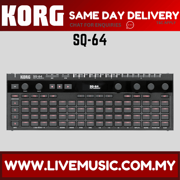 Korg SQ-64 Polyphonic Sequencer (SQ 64/SQ64)