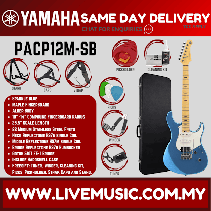Yamaha PACP12M Pacifica Professional Electric Guitar ( PACP 12M / PACP-12M )