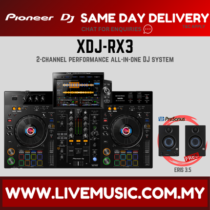 Pioneer DJ XDJ-RX3 2-channel Performance All-In-One DJ System With Monitor Speaker And Case (XDJ RX3/XDJRX3)