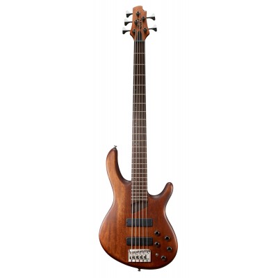 Cort B5 Plus MH 5-Strings Electric Bass Guitar Rosewood Fretboard with Bag - Open Pore Mahogany