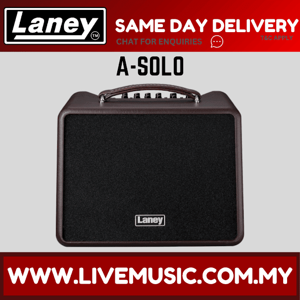 Laney A-SOLO Acoustic Guitar Amplifier, 60 Watt ( ASolo )