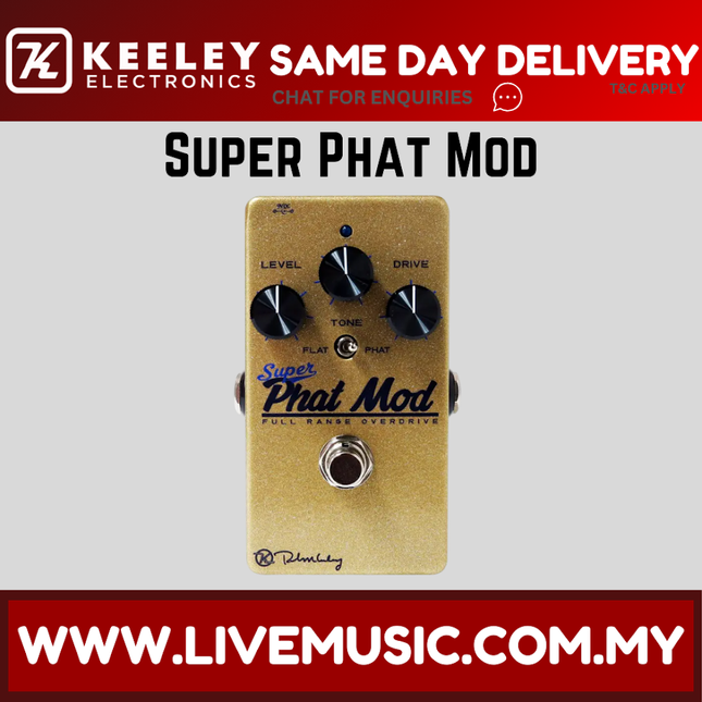 Keeley Super Phat Mod Guitar Effects Pedal