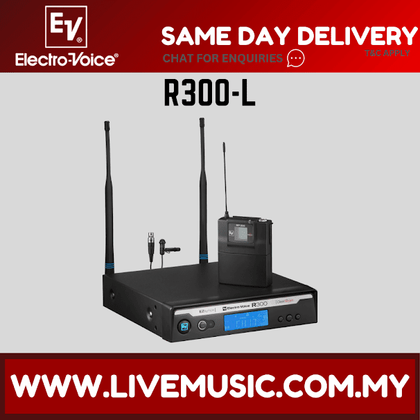 Electro-Voice R300-L Lapel System with ULM18 Directional Microphone ( R300L / R300 L )