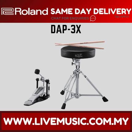Roland DAP-3X Essential Accessories for V-Drummers ( DAP 3X / DAP3X )