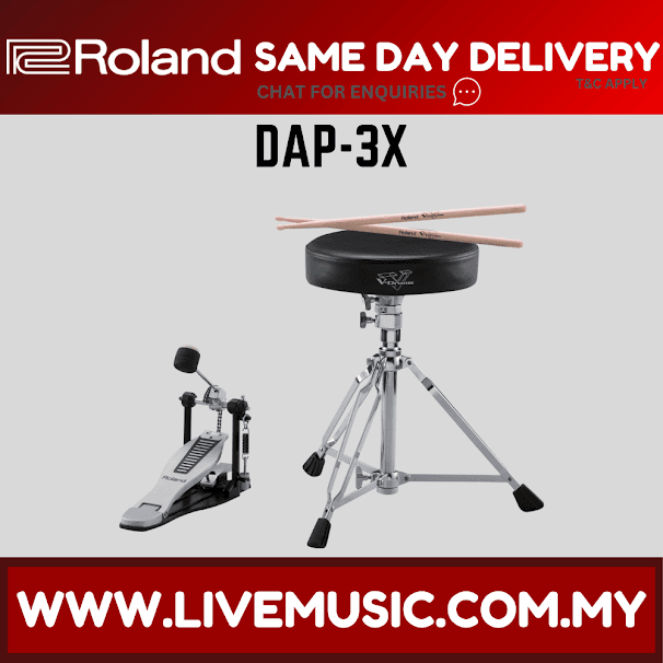 Roland DAP-3X Essential Accessories for V-Drummers ( DAP 3X / DAP3X )