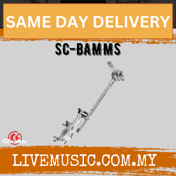 Gibraltar SC-BAMMS 10inch Boom Arm Mic Mount, Short (SCBAMMS/SC BAMMS)