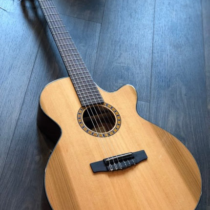 Cort CEC5 Classical Guitar with Gig Bag - Natural Glossy (CEC 5/CEC-5)