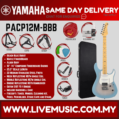 Yamaha PACP12M Pacifica Professional Electric Guitar ( PACP 12M / PACP-12M )