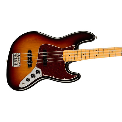 Fender American Professional II Jazz Bass Electric Guitar, Maple Fretboard - 3-Tone Sunburst