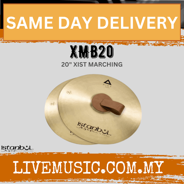 Istanbul Agop XMB20 20" Xist Marching Cymbal Pair (XMB 20/XMB-20)