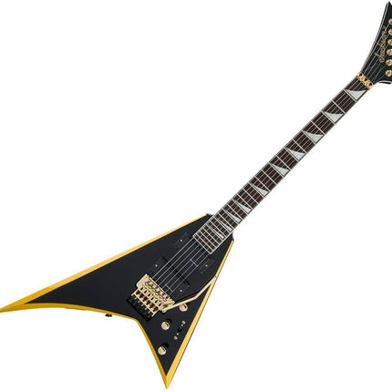 Jackson X Series Rhoads RRX24 Electric Guitar - Black with Neon Yellow Bevels (RR X24/RRX 24)