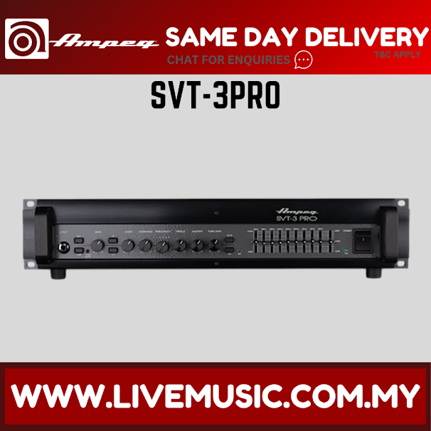 Ampeg SVT-3PRO 450-Watt Tube Preamp Bass Head ( SVT3PRO / SVT 3PRO )
