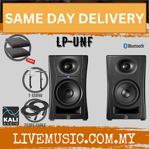 Kali Audio LP-UNF 4.5 inch Professional Ultra Near Field Studio Monitors With Monitor Stand - Pair ( LP UNF / LPUNF )