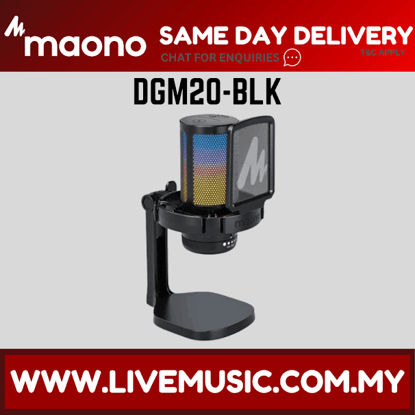 Maono DGM20 USB Condenser Unidirectional Mic - Black ( DGM 20  / DGM-20 )