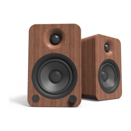 Kanto YU4 Powered Bookshelf Speaker - Walnut ( YU-4 YU 4 )