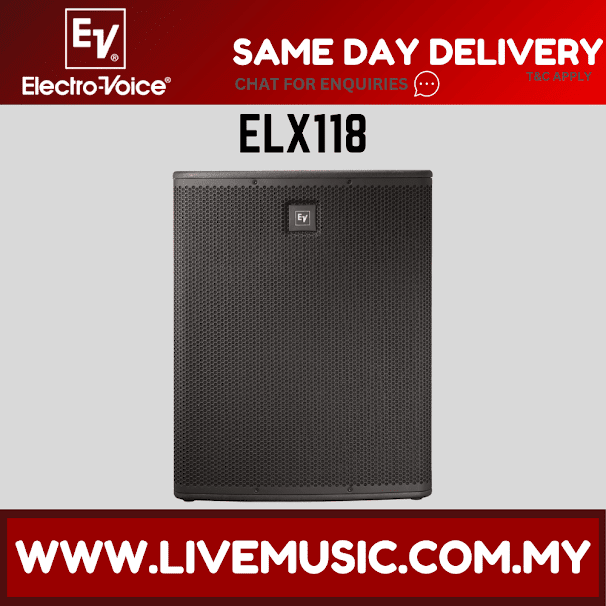EV Electro-Voice ELX118 1600W 18" Passive Subwoofer ( ELX 118 / ELX-118 )