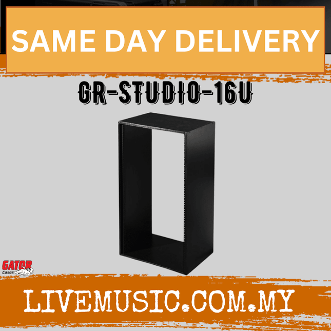 Gator GR-STUDIO-16U Studio Rack Cabinet (GR STUDIO 16U/GRSTUDIO16U)
