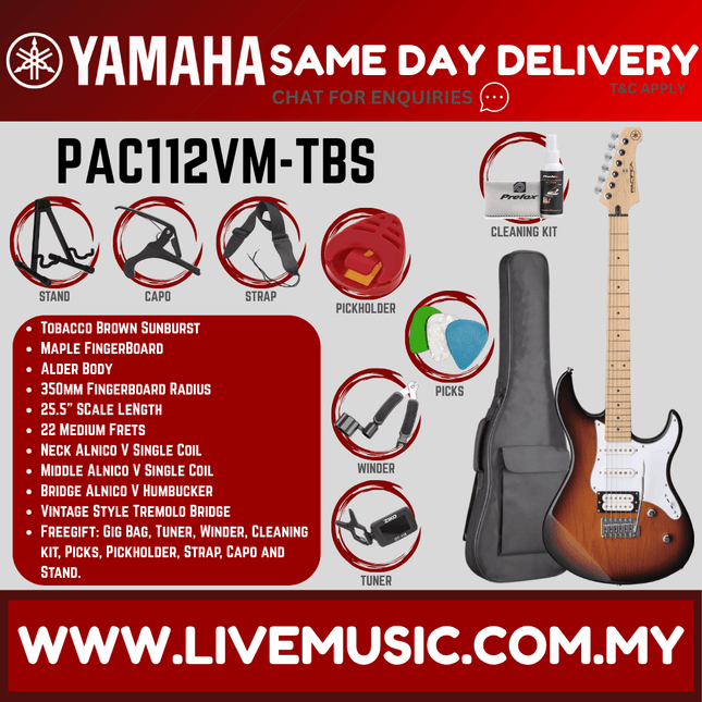 Yamaha PAC112VM Pacifica Electric Guitar - ( PAC 112VM / PAC-112VM )