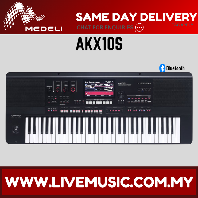 Medeli AKX10S 61-Keys Arranger Pro Series Portable Keyboard ( AKX-10S / AKX 10S )