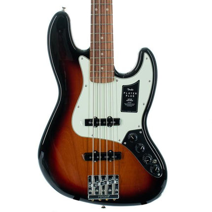 Fender Player Plus Jazz Bass Guitar, Pau Ferro Fretboard - 3 Color Sunburst