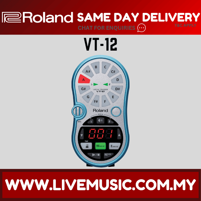 Roland VT-12 Vocal Trainer Blue (VT12)