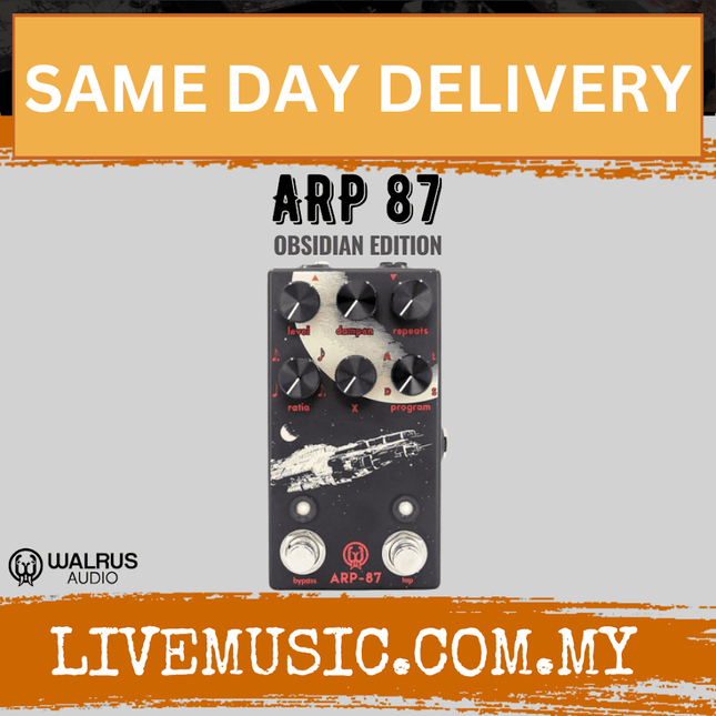 Walrus Audio ARP 87 Multi-Function Delay, Obsidian Series ( ARP 87 )