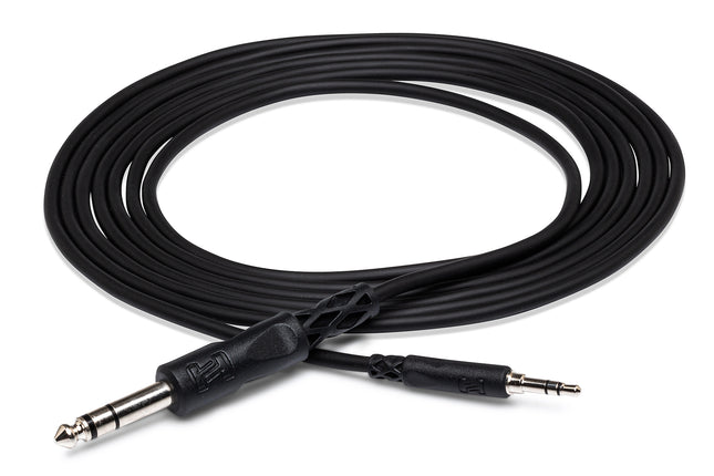 HOSA CMS-105 Stereo Interconnect, 3.5mm TRS to 1/4inch TRS - 5ft (CMS105/CMS 105)