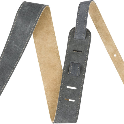 Fender 2inch Reversible Suede Guitar Strap - Gray/Tan