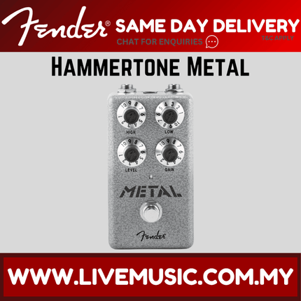 Fender Hammertone Metal Guitar Effects Pedal