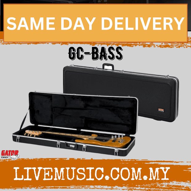 Gator GC-BASS Deluxe Bass Guitar ABS Hardcase (GCBASS/GC-BASS)
