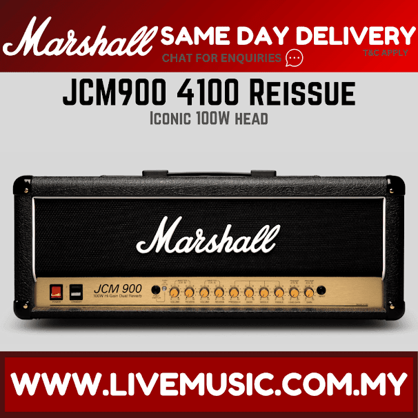 Marshall JCM900 4100 100Watt Reissue Tube Guitar Amp Head
