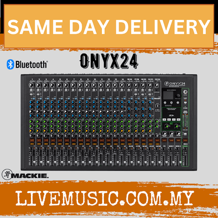 Mackie Onyx24 24-channel Analog Mixer with Multi-track USB (Onyx-24/Onyx 24)