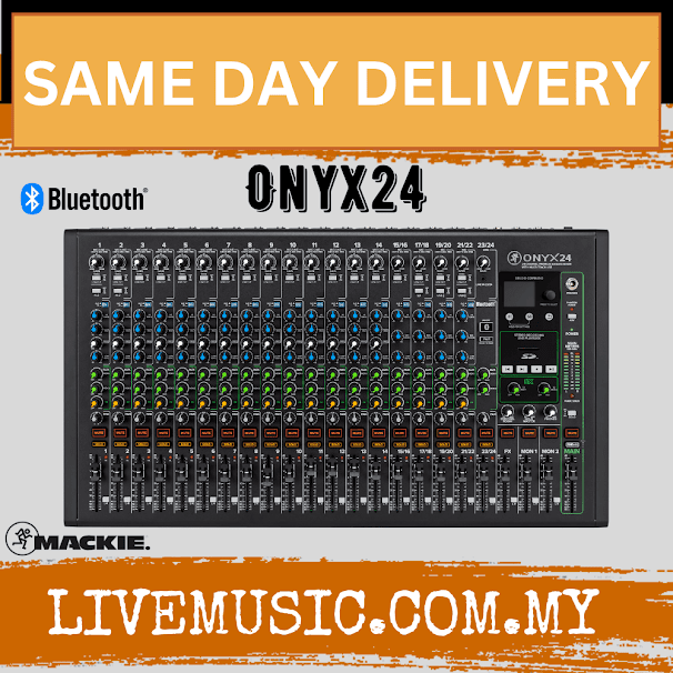Mackie Onyx24 24-channel Analog Mixer with Multi-track USB (Onyx-24/Onyx 24)