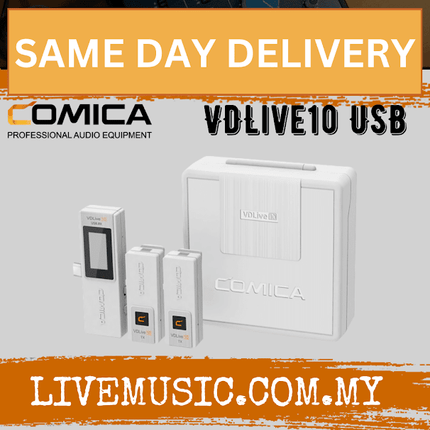 Comica Audio VDLive10 USB Ultracompact 2-Person Digital Wireless Microphone For Cameras (VDLive10-USB)