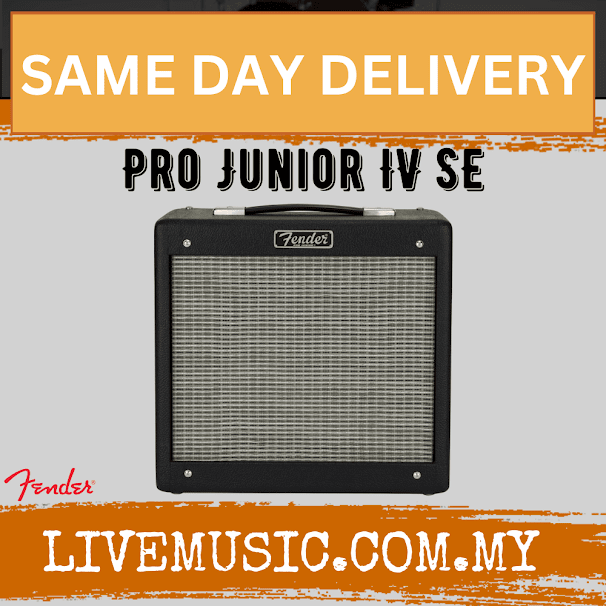 Fender Pro Junior IV SE Valve Combo Amplifier, Black