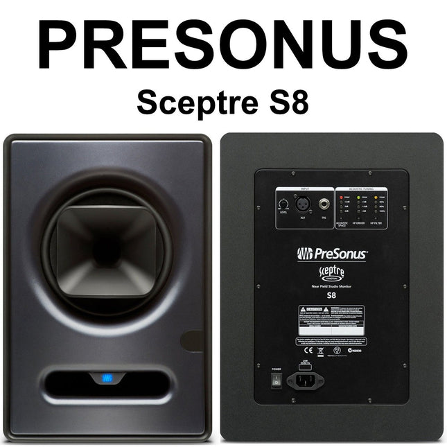 PreSonus Sceptre S8 8inch Powered Monitor - Pair (S-8/S 8)