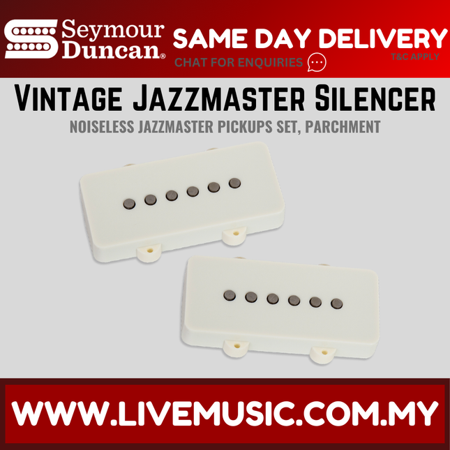Vintage Jazzmaster Silencer Set, Parchment