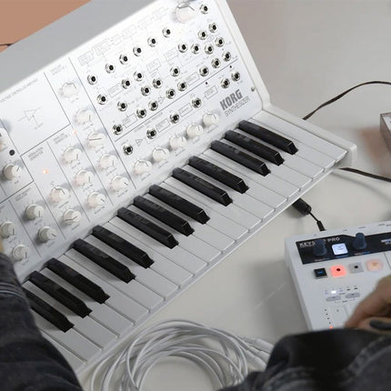 Korg MS-20 FS Full-size MS-20 Synthesizer - White (MS20FS/MS20)