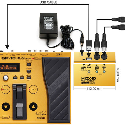 Boss GP-10GK Guitar Processor Pedal (GP10GK/GP10/GP-10)