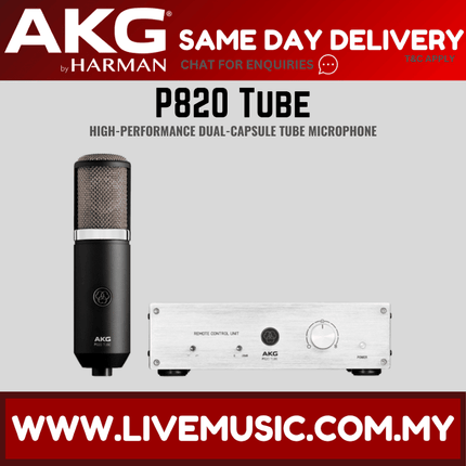 AKG P820 High Performance Dual Capsule Tube Microphone (P 820 P-820)