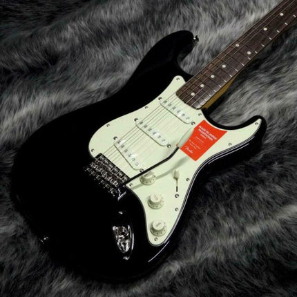 Fender Japan Traditional II 60s Stratocaster Electric Guitar, RW FB, Black