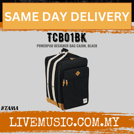 Tama TCB01-BK Powerpad Designer Collection Cajon Bag, Black