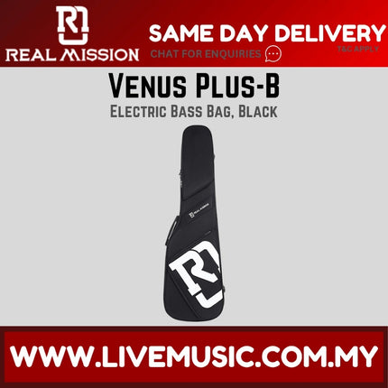Real Mission Venus Plus-B Electric Bass Guitar Bag ( VENUSPLUSB VENUS-PLUS VENUS+ )