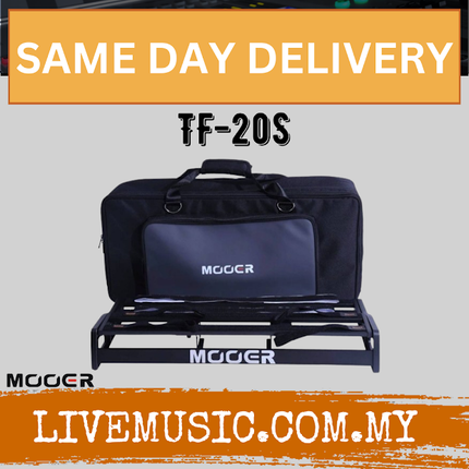 Mooer TF-20S Transform Pedalboard with Soft Case ( TF20S / TF 20S )